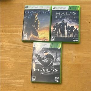 Xbox 360 Halo Game Bundle